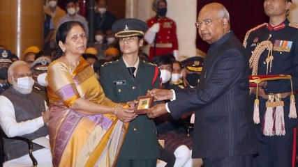 Late Major Vibhuti Dhoundiyal accorded Shaurya Chakra; wife, mother receive his award