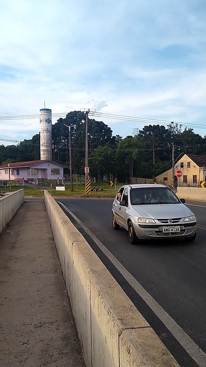 Motorcycle Miscalculation Sends Rider Flying