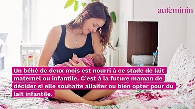 Quelle quantité de lait donner à un bébé de 2 mois ?