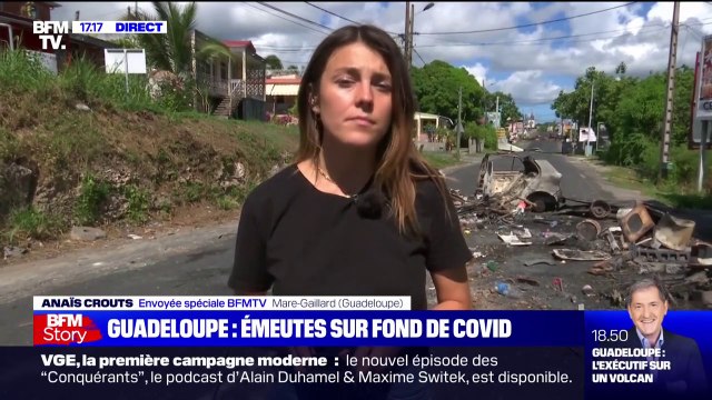Guadeloupe: au point de blocage de Mare Gaillard, le mouvement de contestation ne semble pas près de s'arrêter