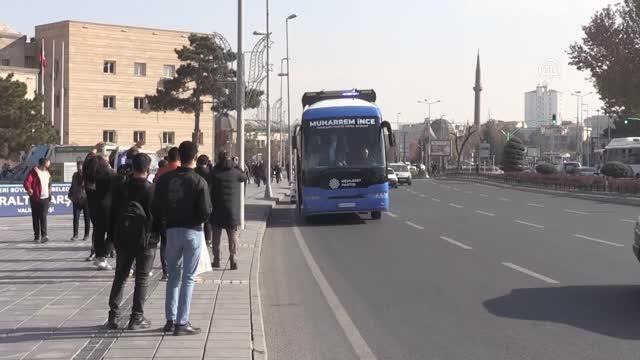 Memleket Partisi Genel Başkanı İnce, esnafı ziyaret etti
