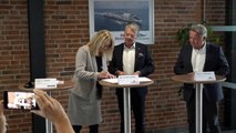 Frederikshavn får verdens første emissionsfrie færgerute | Stena Line | Birgit Stenbak Hansen | 20-09-2021 | TV2 NORD @ TV2 Danmark