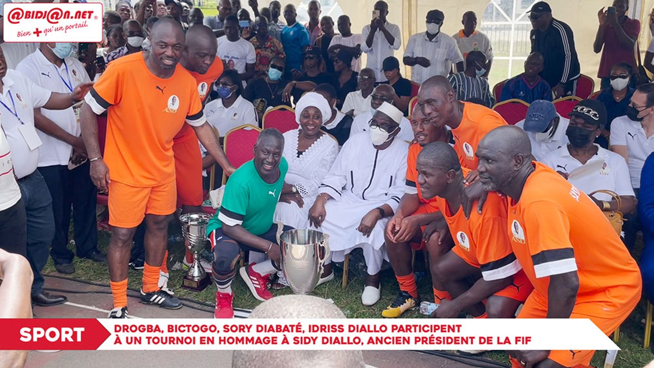 Sport : Drogba, Bictogo, Sory Diabaté, Idriss Diallo participent à un tournoi en hommage à Sidy Diallo, ancien président de la FIF