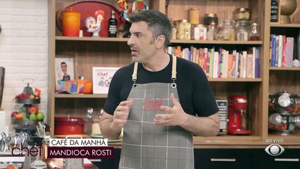 Edu ensina uma dica para fazer a mandioca rosti que fica uma delicia.Confira!