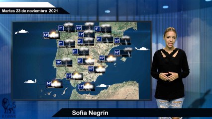 El tiempo del martes 23 de noviembre
