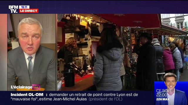 Éric Straumann, maire de Colmar: Nos marchés de Noël sont aujourd'hui maintenus, il y a juste l'obligation du port du masque et de présenter un pass sanitaire quand on consomme