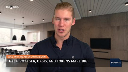 Gala, Voyager, Oasis, and Tokens Make Big Gains