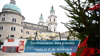 Entra Austria oficialmente de nuevo en confinamiento por Covid-19