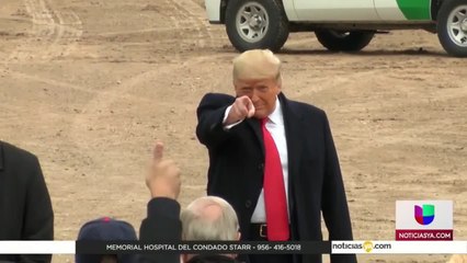 Trump visita el muro y reaparece públicamente tras asalto al Capitolio