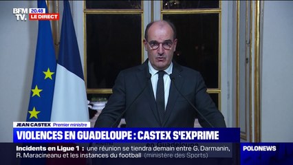 Guadeloupe: Jean Castex appelle "au calme et à la responsabilité"