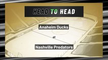 Nashville Predators vs Anaheim Ducks: Moneyline
