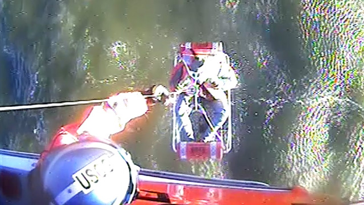 Coast Guard rescue off the coast of Georgia