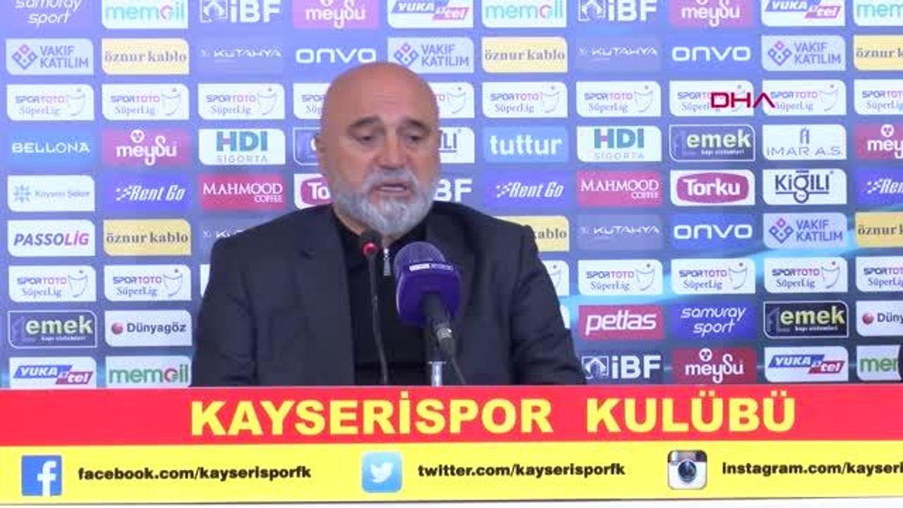 SPOR Yukatel Kayserispor - Göztepe maçının ardından