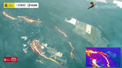 Confinamento em La Palma após fluxo de lava