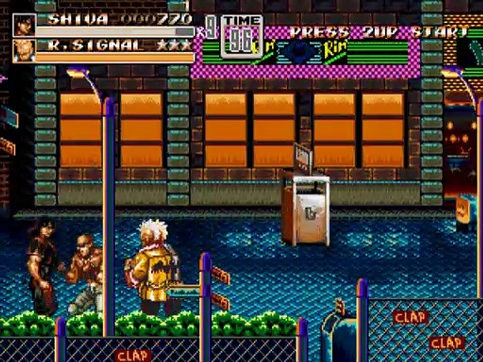 Streets of Rage 2: Extreme Alliance online multiplayer - megadrive