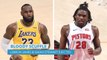 LeBron James and Isaiah Stewart Ejected from Lakers vs. Pistons Game Following Bloody Scuffle