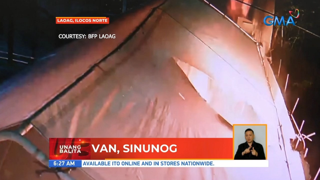 Van, sinunog | UB