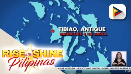 Antique, niyanig ng magnitude 4 na lindol