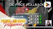 Big time oil price rollback, epektibo na ngayong araw