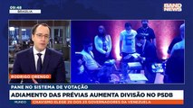 O PSDB discute o que fazer após pane no sistema de votação das prévias. O repórter Rodrigo Orengo traz detalhes dos bastidores.