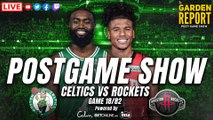 Garden Report: Celtics vs Rockets Postgame Show | Powered by BetOnline, Calm & Insa