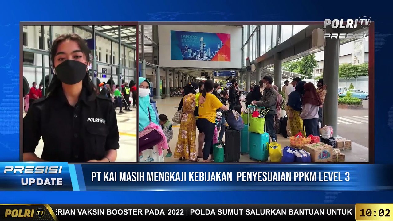 PRESISI Update 10.00 WIB : Penumpang Kereta di Stasiun Pasar Senen Naik 70%