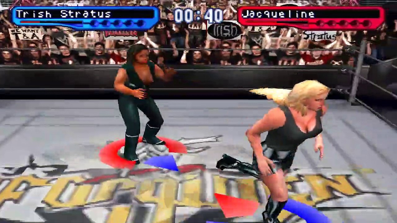 WWF SmackDown! 2 Trish Stratus vs Jacqueline