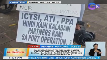 Confederation of Truckers Association of the PHL, nagtigil-operasyon at protest caravan | BT
