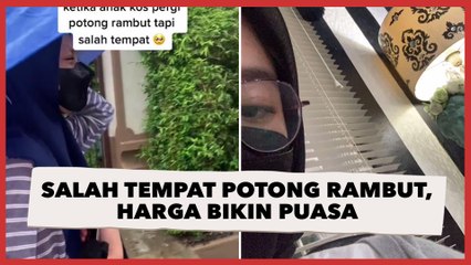 Anak Kos Salah Pilih Tempat Potong Rambut, Harganya Bikin Puasa Seminggu
