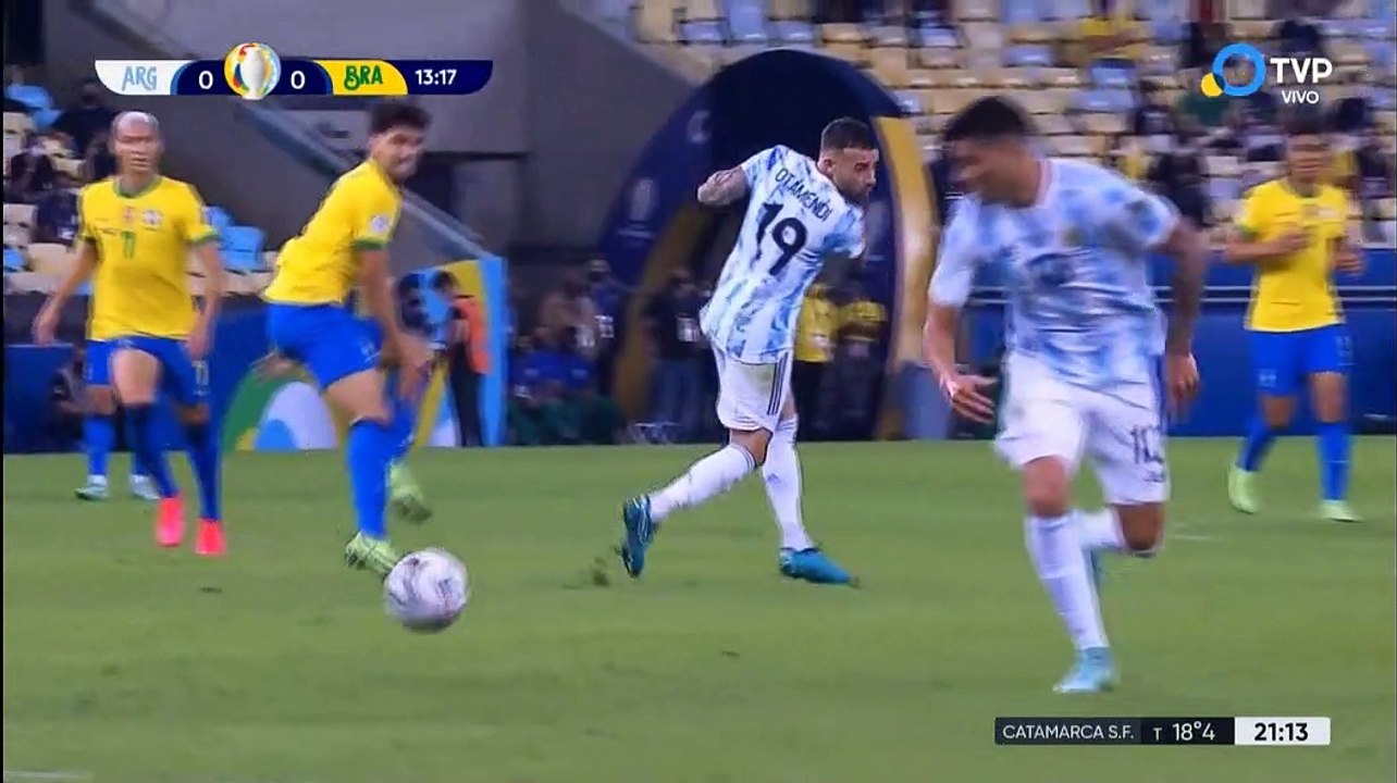 Copa America 2021: Argentina 1 - 0 Brasil (Primer Tiempo)