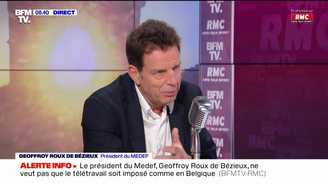 Guadeloupe: Geoffroy Roux de Bézieux pense qu'il faut adapter les obligations sanitaires à l'état d'esprit de la population locale