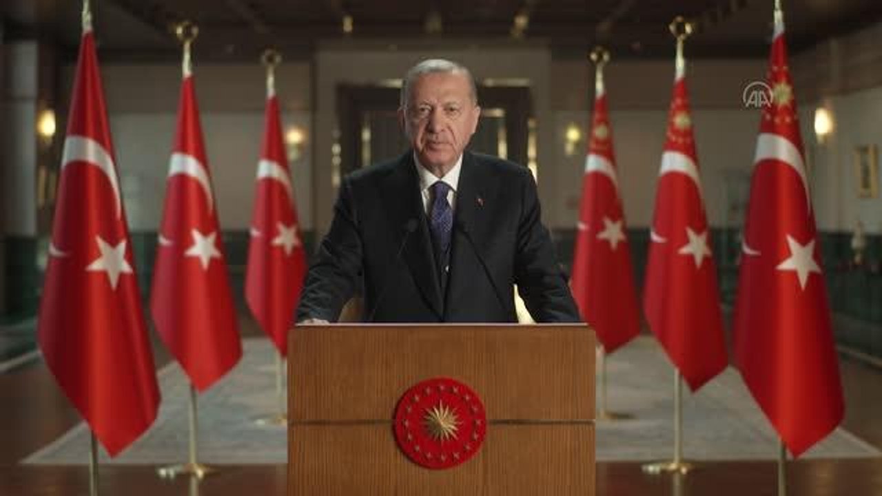 Cumhurbaşkanı Recep Tayyip Erdoğan, İstanbul'da düzenlenen 89. Interpol Genel Kurul Toplantısı'na mesaj gönderdi
