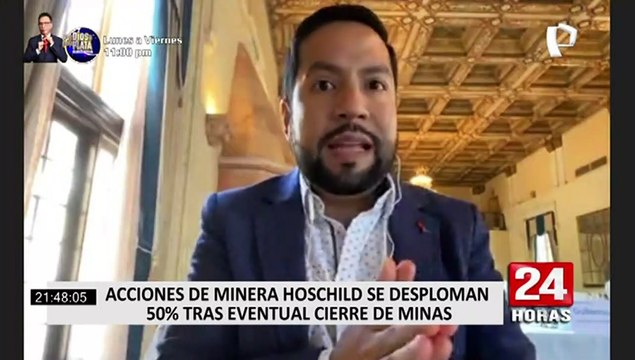 Acciones de minera Hochschild se desploman 50 % tras eventual cierre de minas