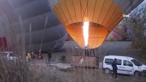 Özel sporcular balonda Pamukkale'yi semadan gördü