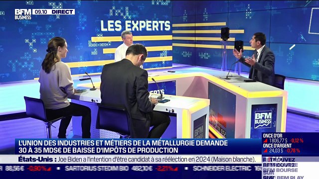 Les Experts: L'Union des industries et métiers de la métallurgie demande 30 à 35 MDS? de baisse d'impôts de production - 23/11