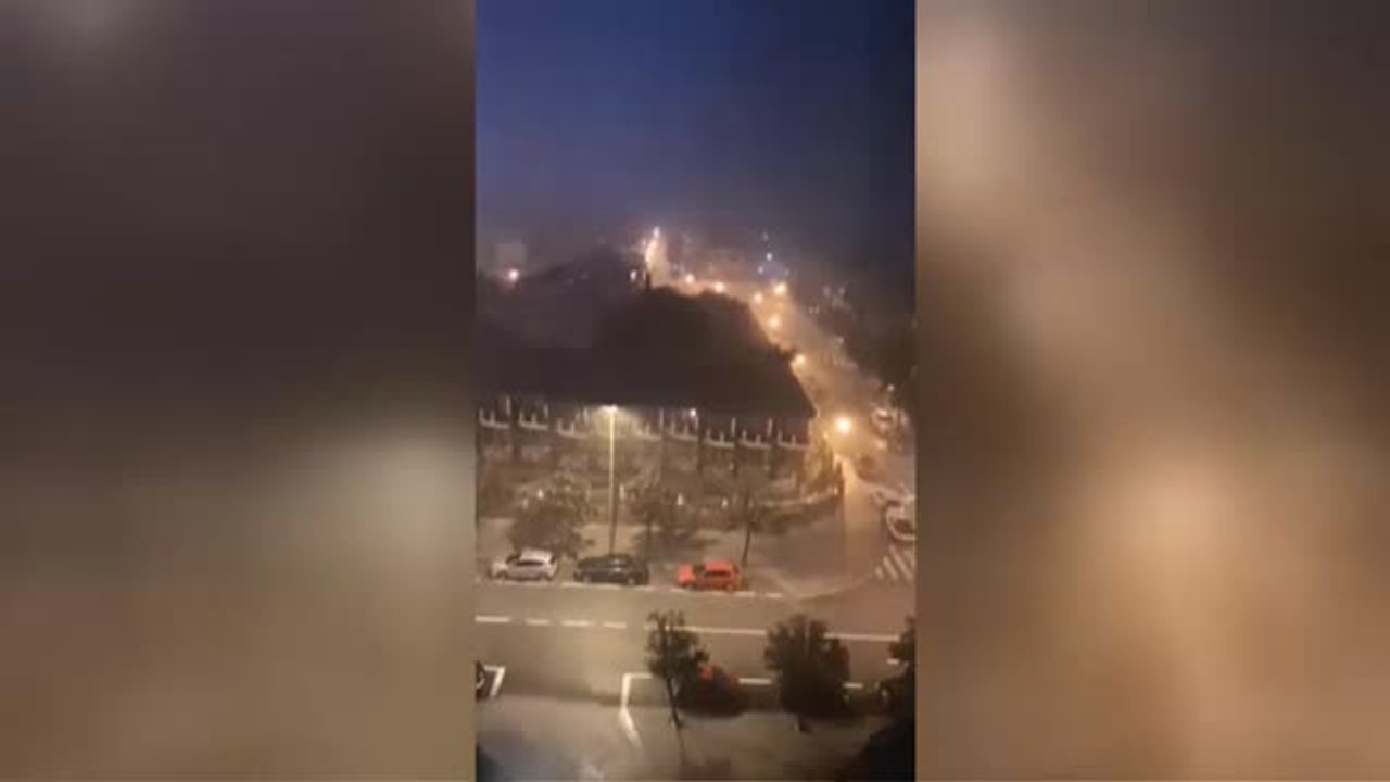 Las lluvias torrenciales causan importantes inundaciones en Alicante y Murcia