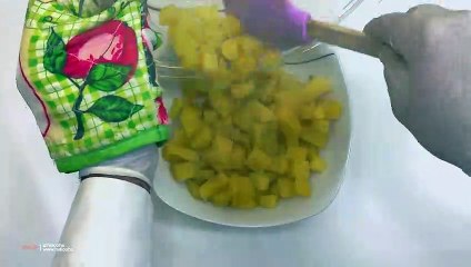 طريقة عمل البطاطا الحلوة المهروسة المسلوقة على البخار