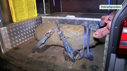 Fliegerbombe in Hall erfolgreich entschärft und abtransportiert