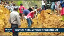 Curah Hujan Tinggi DIduga Jadi Pemicu Tanah Longsor di Polewali Mandar, Sulawesi Barat