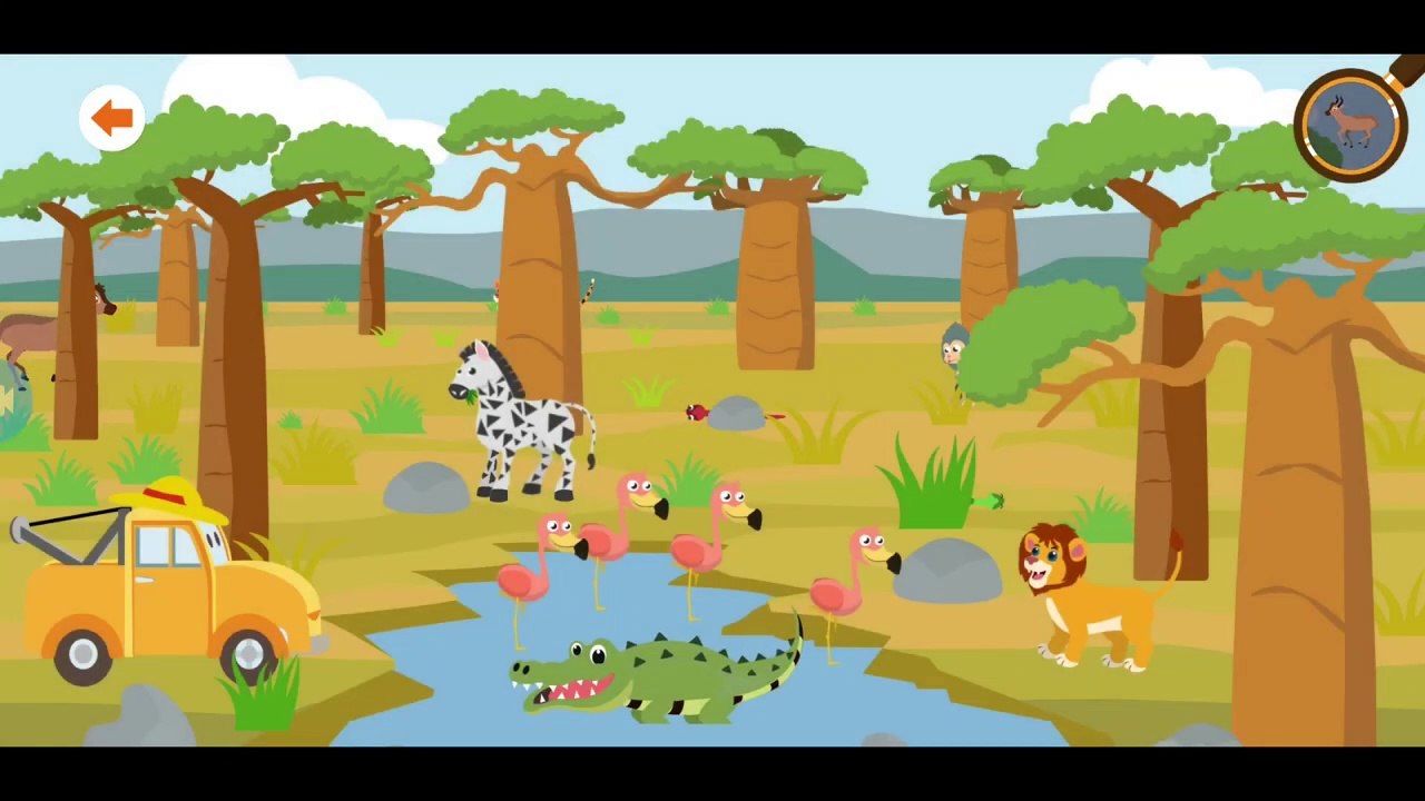 Car Patrol Hide & Seek: Preschool Animals Safari   #forkids #videosforkids  #preschool