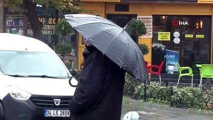 İstanbul’da beklenen yağış başladı