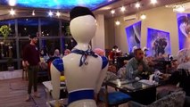 Robot waiters are serving a taste of the future in war-torn Mosul