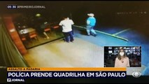 Uma quadrilha foi presa enquanto assaltava uma padaria na zona oeste de São Paulo. O grupo, formado por quatro homens e uma mulher, chegou a fazer o padeiro refém.