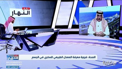 شاهد.. استشاري يوضح الحالة التي يُصاب خلالها مُصاب كورونا بـ السكري