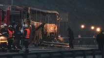 Mueren calcinados 12 niños y 34 adultos al incendiarse un autobús en Bulgaria