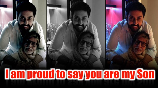 Big B praises son Abhishek after watching 'Bob Biswas' trailer