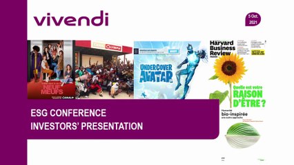 ESG conference investors' presentation