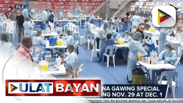 IATF, inirekomenda na gawing special working holidays ang Nov. 29 at Dec. 1