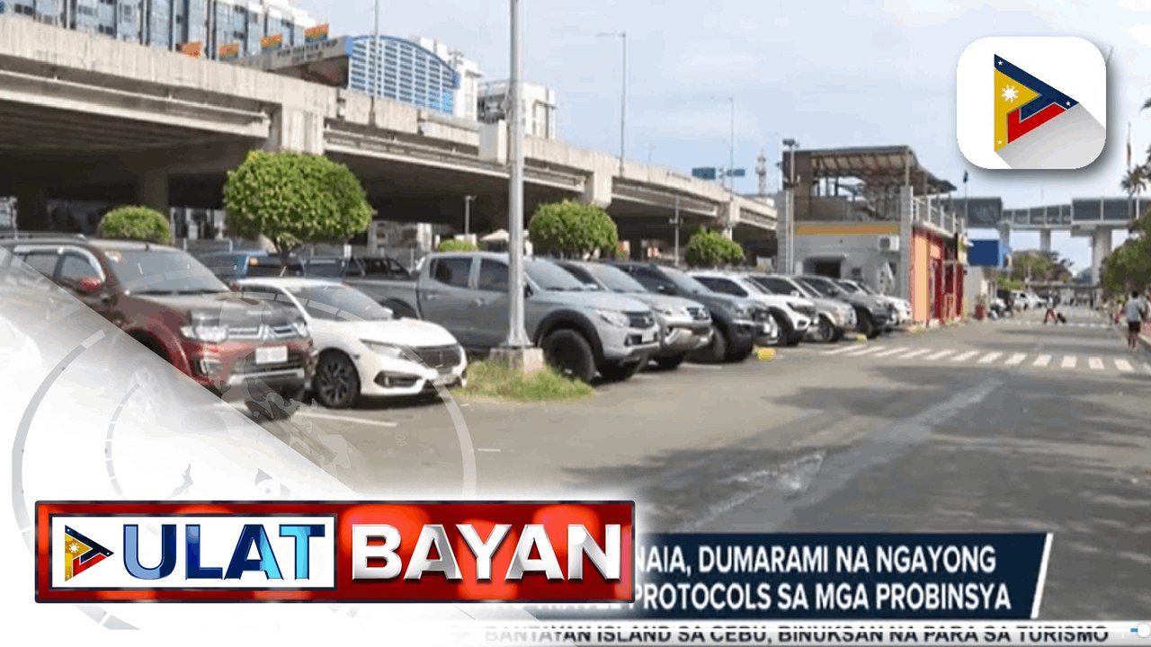 Bilang ng mga pasahero sa NAIA, dumarami na ngayong mas maluwag na ang travel protocols sa mga probinsya