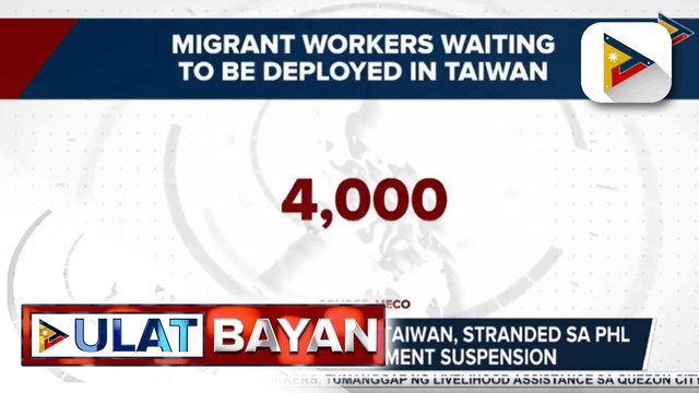 4-K OFW na patungo sa Taiwan, stranded sa PHL dahil sa deployment suspension; MECO: Taiwan, muling magbubukas sa migrant workers sa Dec. 1-14